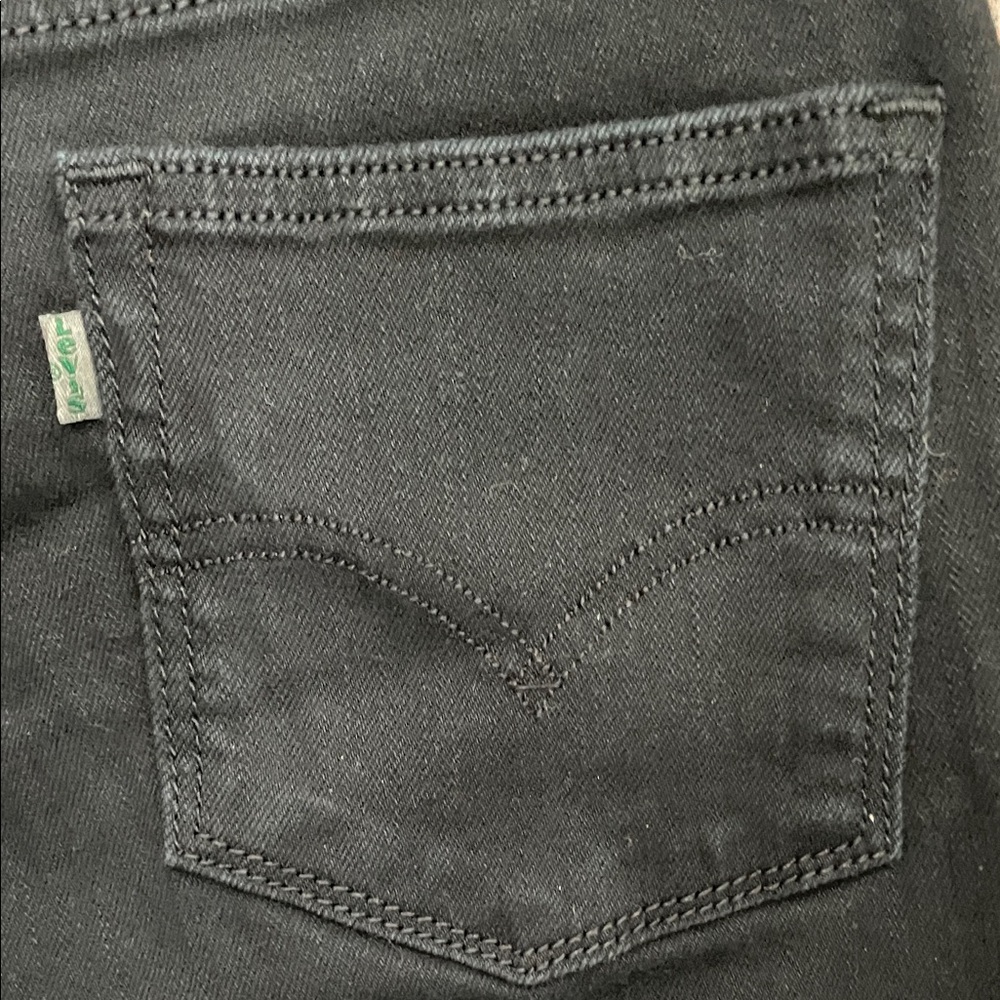 Levi's 531 Women's Low Skinny Jeans -Black Size W26 - Picture 5 of 13